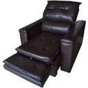 Ver imagem 3 de Poltrona do Papai Retrátil Reclinável Tecido Sintético Conforto Larbelle - Marrom