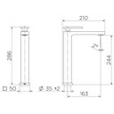 Ver imagem 4 de Torneira Misturador Monocomando Docol New Edge 925430 de Bancada Cobre Polido