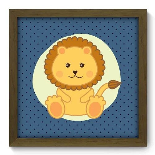 Quadro Decorativo - Leão - 111qdbm - 1