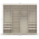 Ver imagem 4 de Guarda-Roupa Casal com Espelho 4 Portas de Correr D558 Kappesberg