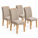 Ver imagem 3 de Conjunto 4 Cadeiras para Sala de Jantar Luisa