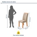 Ver imagem 4 de Conjunto 4 Cadeiras para Sala de Jantar Luisa