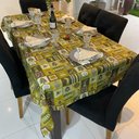 Ver imagem 5 de Toalha de Mesa Quadrada Gorgurinho Natalino Verde - 1,50 x 1,50m Sua Casa Decor