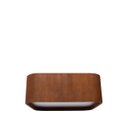 Ver imagem 1 de Lustre Plafon Madeira Arredondado 25x25cm Mel