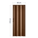 Ver imagem 4 de Porta Sanfonada de PVC 210cm x 60cm Plastporta Bcf Marrom/Imbuia