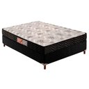 Ver imagem 1 de Cama Box Casal: Colchão Espuma Paropas D33 Pasquale + Base CRC Suede Black(138x188)