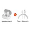 3 fones de ouvido bluetooth Original xiaomi redmi airdots Xiaomi Official Original Global Headphone  - 1