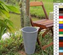 Ver imagem 4 de Vaso Planta 35x25 Redondo Cônico Cachepot Polietileno BGPLASTICOS CORES VARIADAS
