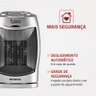 Aquecedor a Ar Mondial Termo Ceramic A-05 Portátil 1500w Preto/prata 127v - 4