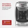 Aquecedor a Ar Mondial Termo Ceramic A-05 Portátil 1500w Preto/prata 127v - 3