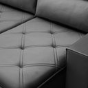 Ver imagem 6 de Sofá Retrátil Reclinável para Sala 4 Lugares 290cm Aires F04 Veludo Cinza Escuro - Lyam Decor
