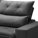 Ver imagem 7 de Sofá Retrátil Reclinável para Sala 4 Lugares 290cm Aires F04 Veludo Cinza Escuro - Lyam Decor