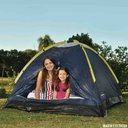 Ver imagem 1 de Barraca de Camping Tipo Iglu para até 2 Pessoas Mor Azul Acampamento Rave