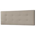 Ver imagem 3 de Kit Painel e Calçadeira Baú King 1,95m Berlim Suede - Pallazio Bege
