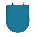 Ver imagem 1 de Assento Sanitário Poliéster para Louça Mondiale (celite) Aço (reb. Oculto) Azul Mineral