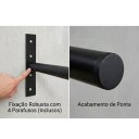 Ver imagem 4 de Suporte de Anilhas para Parede Expositor de Academia 50 kg Capacidade Ferro