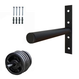 Suporte de Anilhas para Parede Expositor de Academia 50 Kg Capacidade Ferro - 1