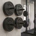 Ver imagem 5 de Suporte de Anilhas para Parede Expositor de Academia 50 kg Capacidade Ferro