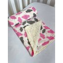 Ver imagem 2 de Cobertor de Sherpa Estampado M - Nuvem Rosa