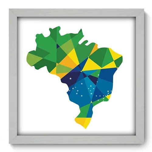 Quadro Decorativo - Brasil - 263qdmb - 1