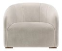 Ver imagem 2 de Poltrona Decorativa Julia - Veludo Bege - Renascer Decor