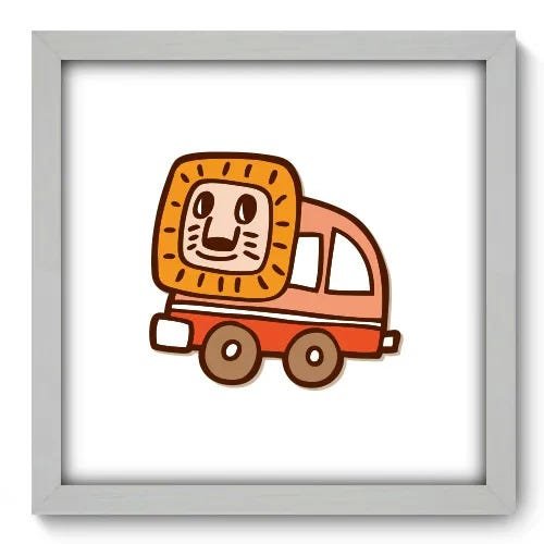 Quadro Decorativo - Leão - 103qdib - 1