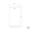 Ver imagem 2 de Lixeira Inox Sustentável Tramontina Portofino Lyf Acetinado 31 Litros sem Tampa