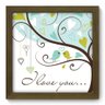 Quadro Decorativo - I Love You - 008qdom - 1