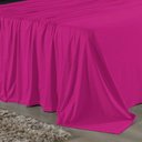 Ver imagem 2 de Jogo de Cama King Nobre 4 Peças Lençol com Elástico de 30cm de Altura Malha 100% Algodão - Pink