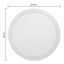 Ver imagem 3 de Painel Plafon Embutir 24w Redondo 6500k Branco Frio