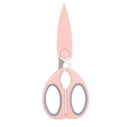 Tesoura Multifuncional para Cozinha Rosa - 2