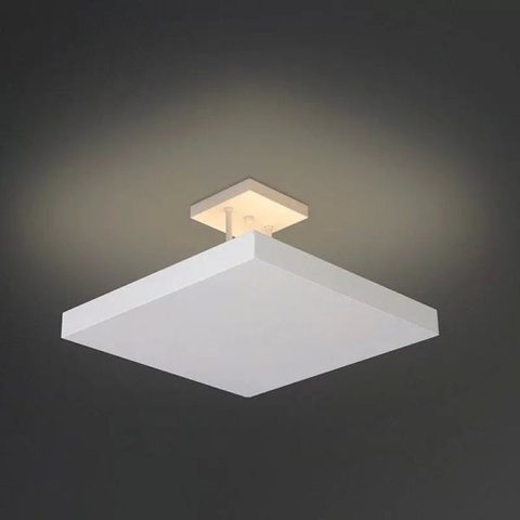 Plafon Luz Indireta Sobrepor 4E27 40x40cm Real 100/40