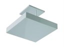 Ver imagem 2 de Plafon Luz Indireta Sobrepor 4E27 40x40cm Real 100/40