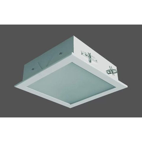 Plafon LED 36W 50cm Embutido Quadrado 6000K