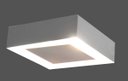 Ver imagem 2 de Plafon Luz Indireta Sobrepor Quadrado 4G9 30x30cm Real 200/30