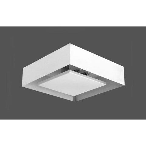 Plafon Luz Indireta Sobrepor Quadrado 4G9 30x30cm Real 200/30