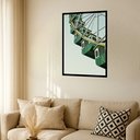 Ver imagem 2 de Quadro Decorativo Roda Gigante Vintage - 70x50cm:moldura Preta