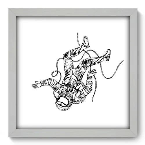 Quadro Decorativo - Astronauta - 103qddb - 1
