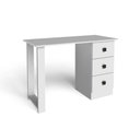 Ver imagem 1 de Mesa Computador Msm 436 C- 3 Gavetas Branco - Movelbento