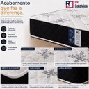 Ver imagem 7 de Colchão Solteiro Espuma D20 Bordado 188x78x12cm Antialérgico