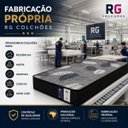 Ver imagem 2 de Colchão Solteiro Espuma D20 Bordado 188x78x12cm Antialérgico