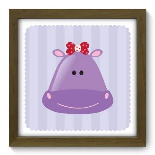 Quadro Decorativo - Hipopótamo - 024qdbm - 1