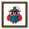 Quadro Decorativo - Coruja Marinheira - 057qdbm - 1