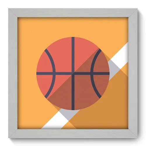 Quadro Decorativo - Basquetebol - 030qdeb | MadeiraMadeira