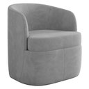 Ver imagem 7 de Kit 2 Poltronas Giratória Decorativa para Sala Dandara K04 Veludo Cinza - Mpozenato