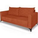 Ver imagem 7 de Sofa Nori 3 Lugares Pes de Ferro 220cm Linho Boucle 3303 Ezz 3303
