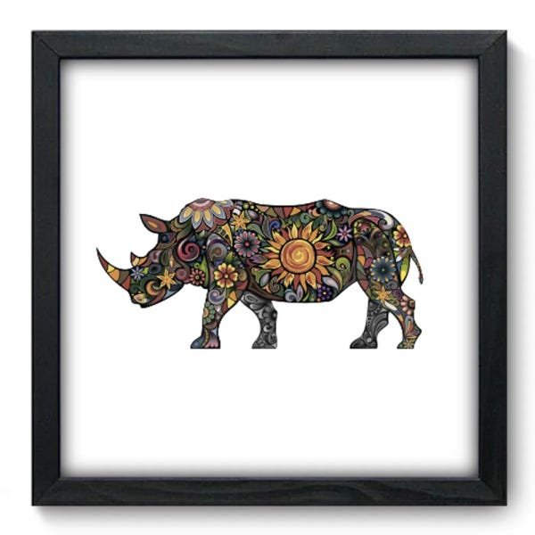 Quadro Decorativo - Rinoceronte - 171qdsp - 1