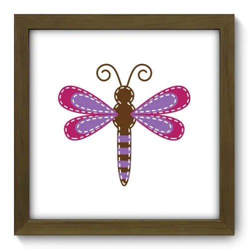 Quadro Decorativo - Libélula Lilás - 014qdim - 1