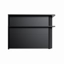 Ver imagem 7 de Balcão de Recepção em L com Gaveteiro Suspenso F5 2 Gavetas MDP Preto F5 Office