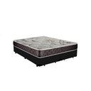 Ver imagem 1 de Cama Box Queen Colchão Gold Espuma D33 Acolchões + Box Sintético 60x158x198:Preto